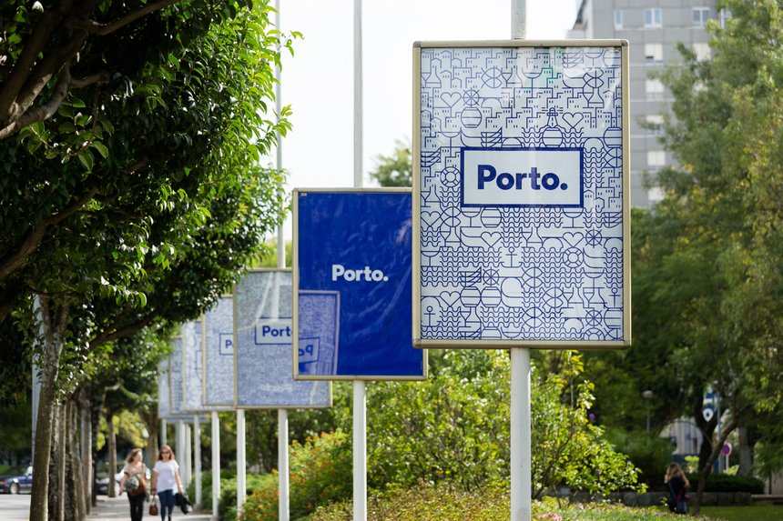 Porto icon branding Branding A City visualfizz chicago marketing
