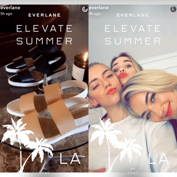 kt-snapchat-everlane hotel marketing