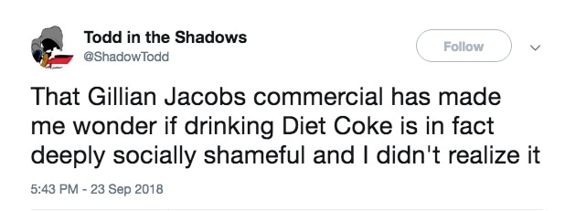 is it bad to drink diet coke bad ad of 2018
