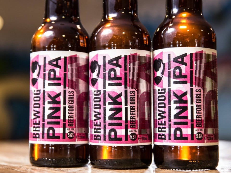 pink IPA beer for girls bad ads of 2018 visualfizz brewdogs